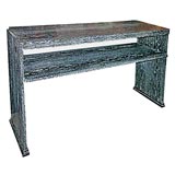 Blackened Limed Oak Console table